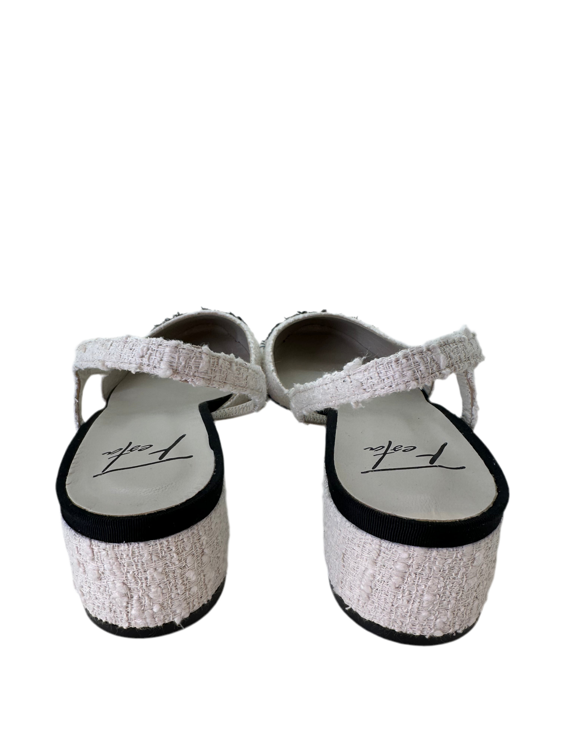 Slingback stile chanel