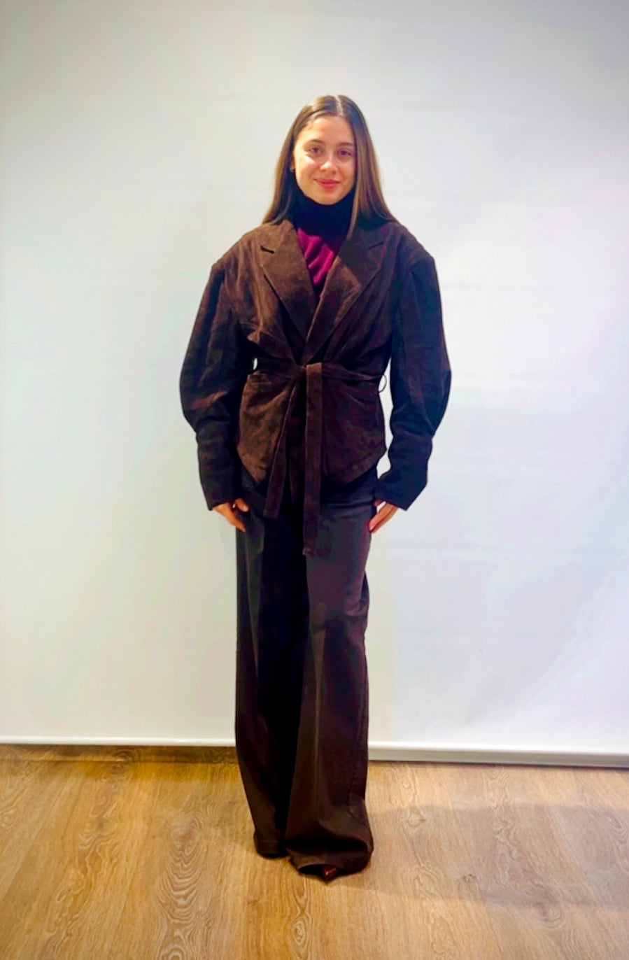 Giubbino in suede Vicolo