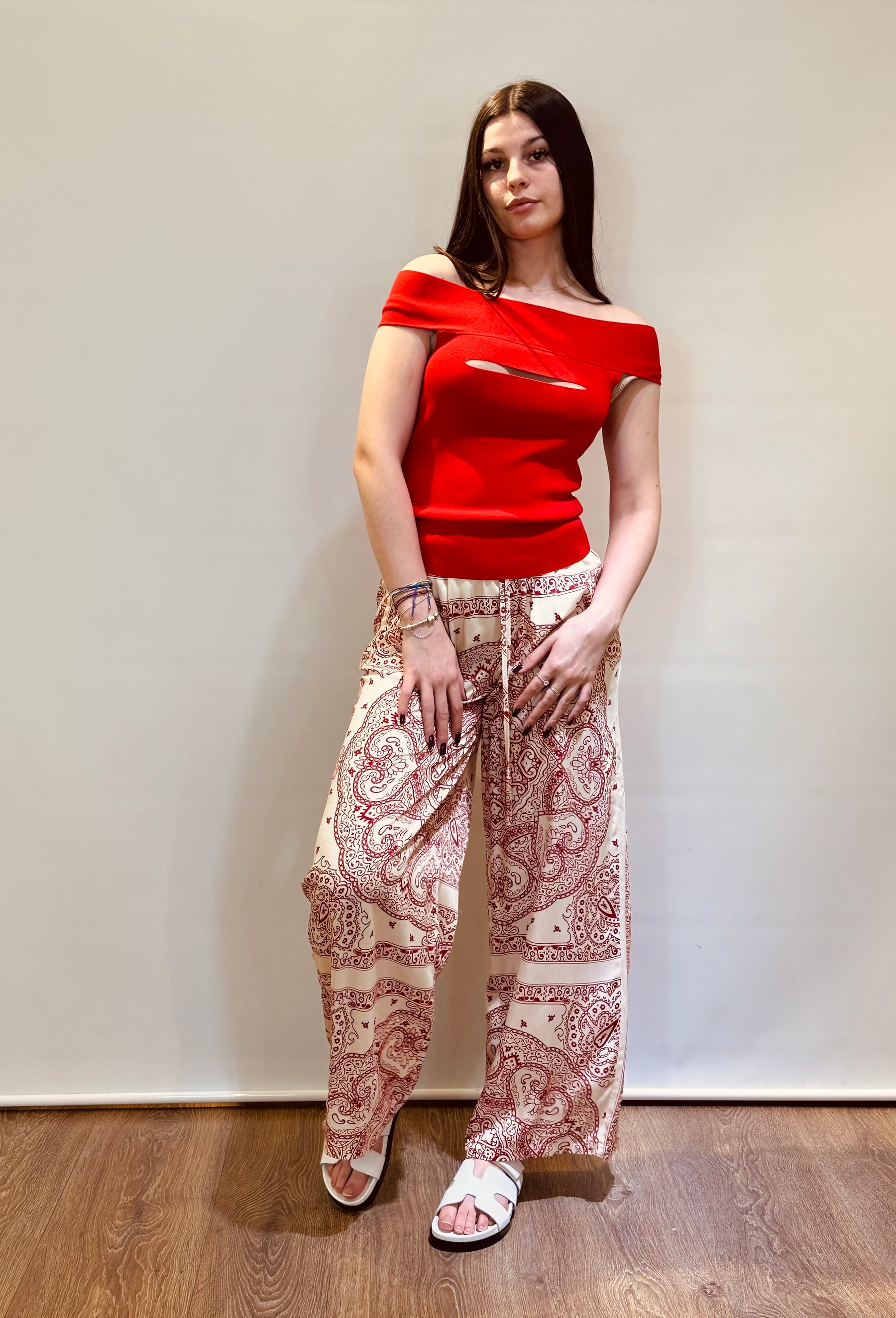 Pantalone stampa bandana