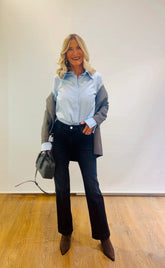 Denim trombetta nero