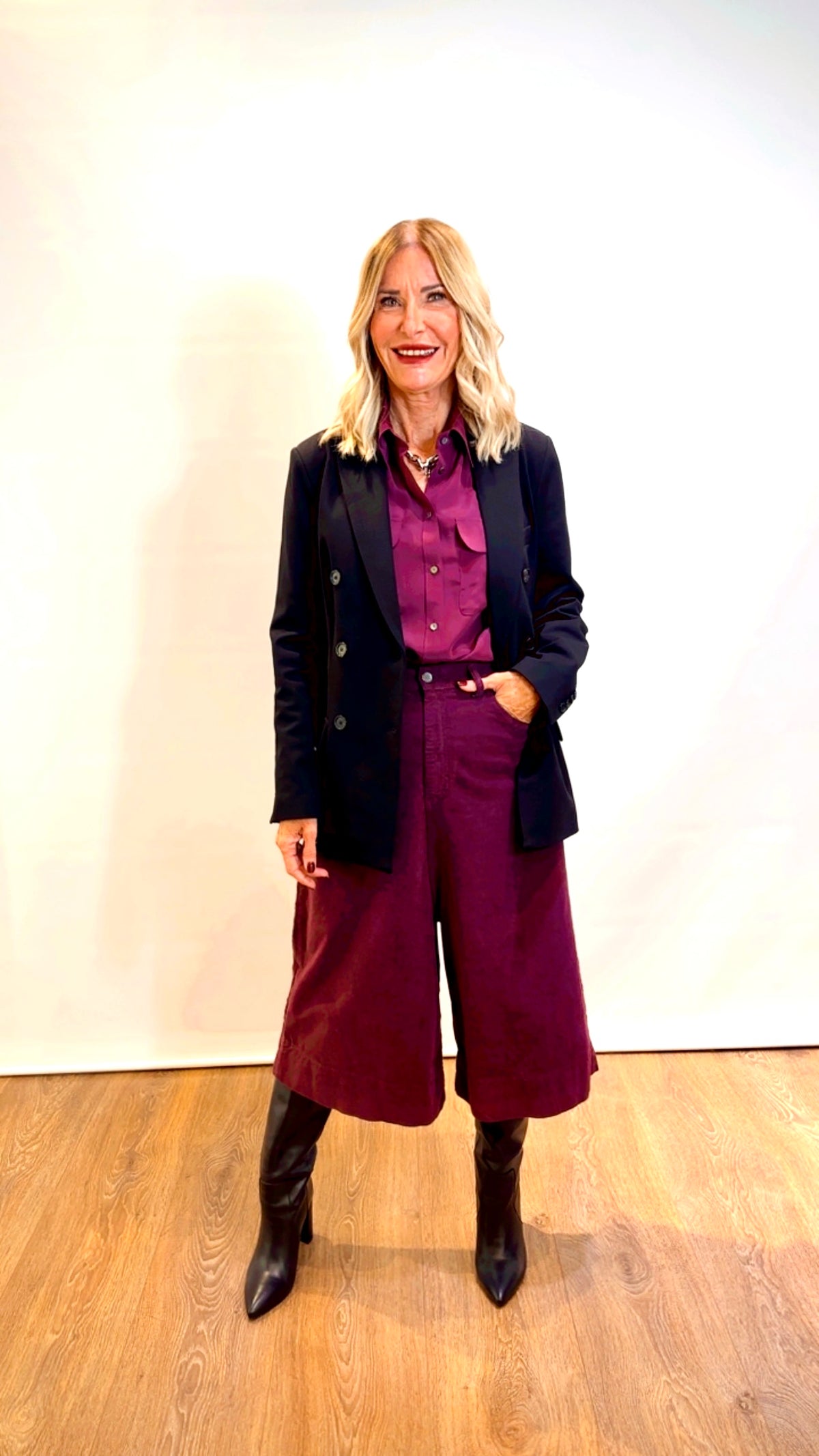 Giacca doppiopetto nera