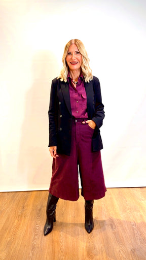 Giacca doppiopetto nera