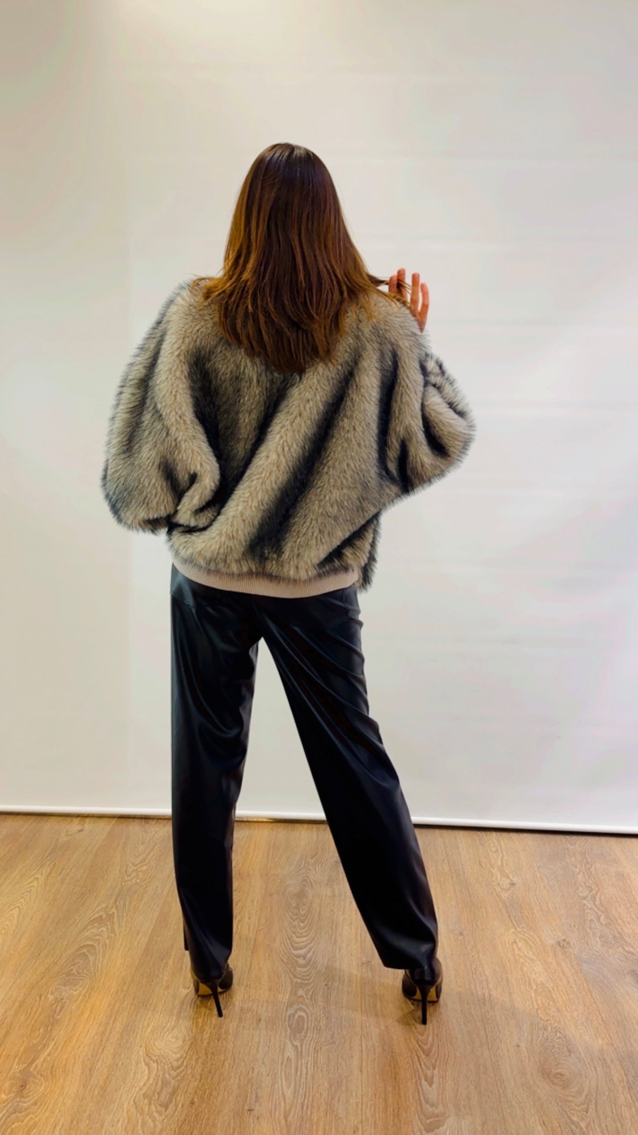 Bomber in ecopelliccia