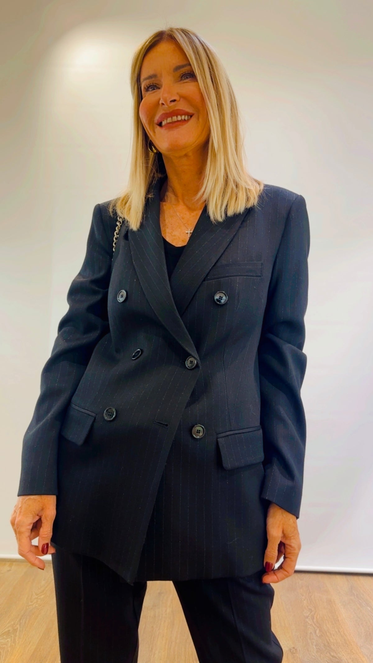 Completo gessato Jucca