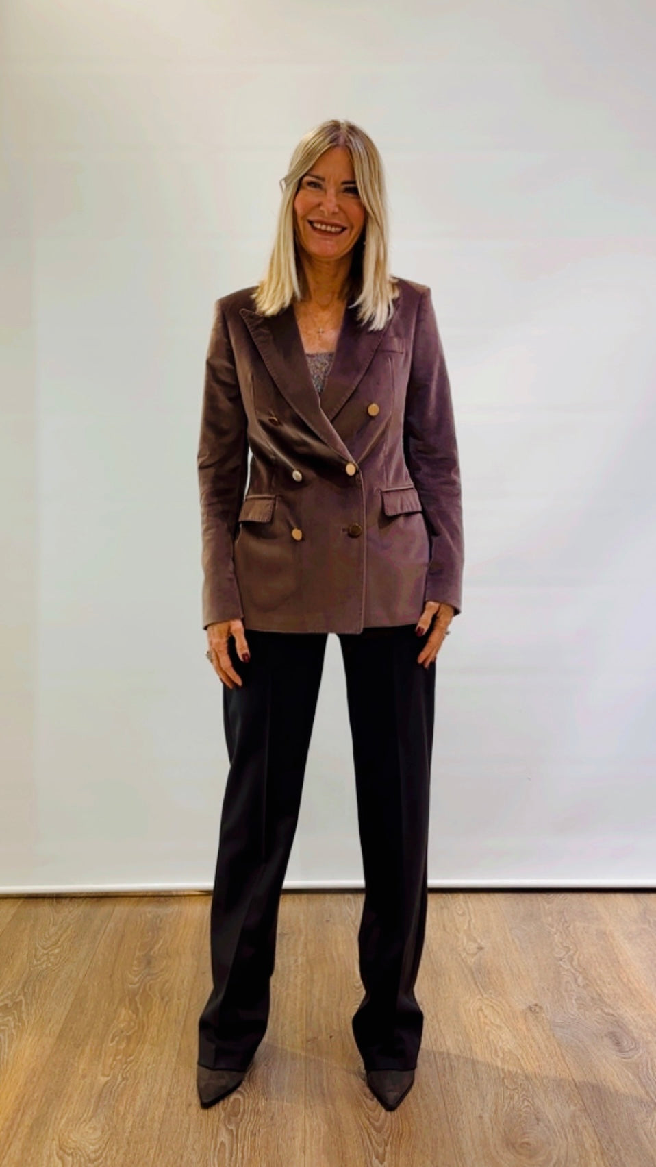 Giacca in velluto doppiopetto Tagliatore