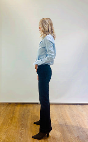 Denim trombetta nero