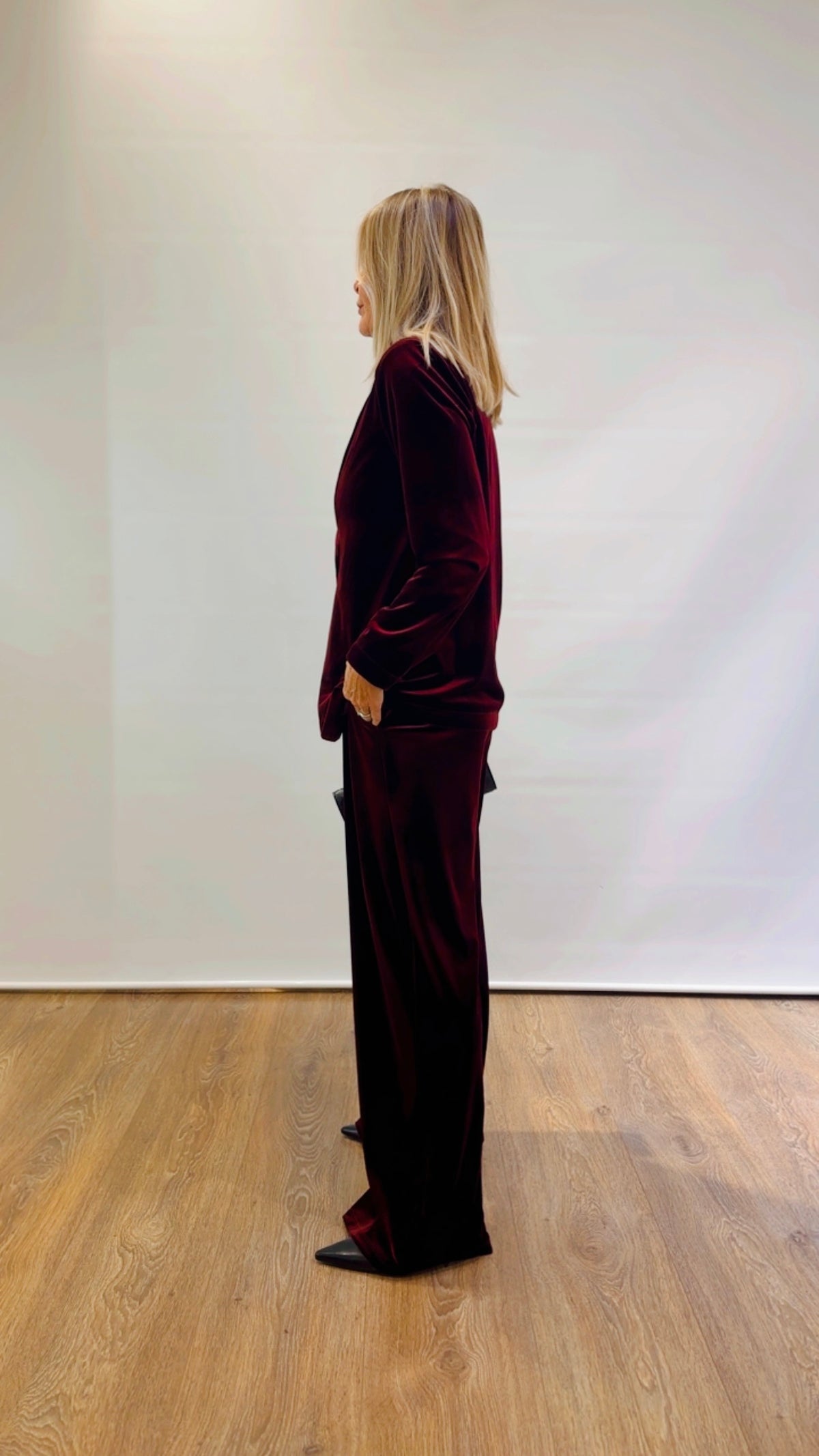 Completo in velluto Tensione in