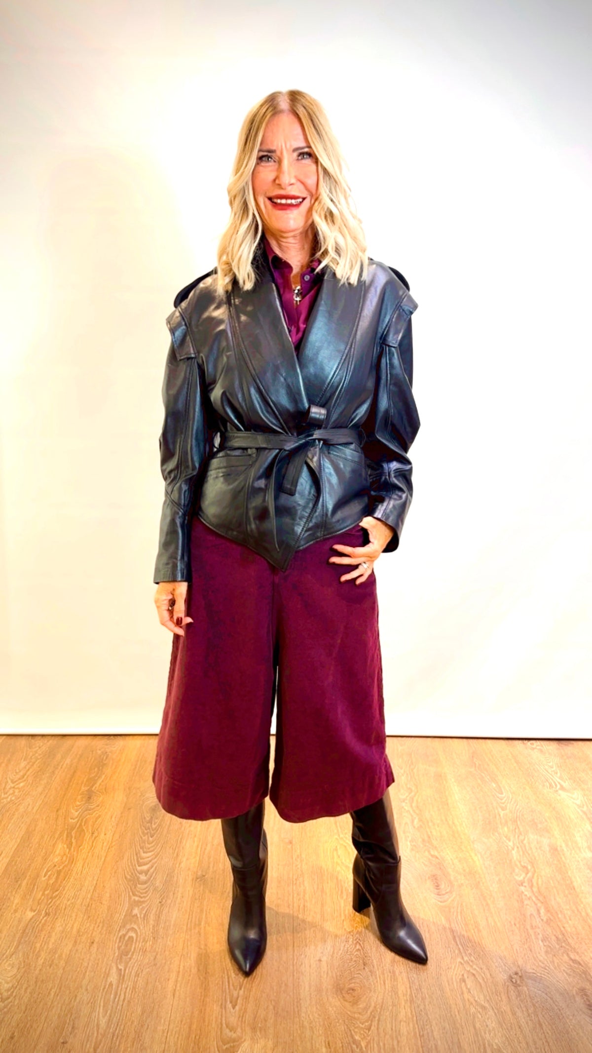 Giacca in pelle Vicolo