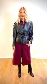 Giacca in pelle Vicolo