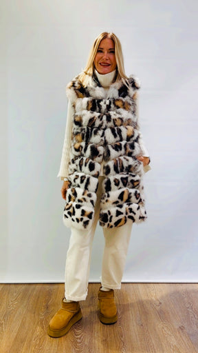 Pelliccia smanicata in vera volpe