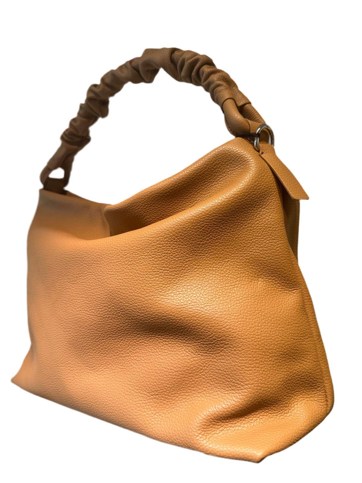 Borsa con tracolla effetto arriccio