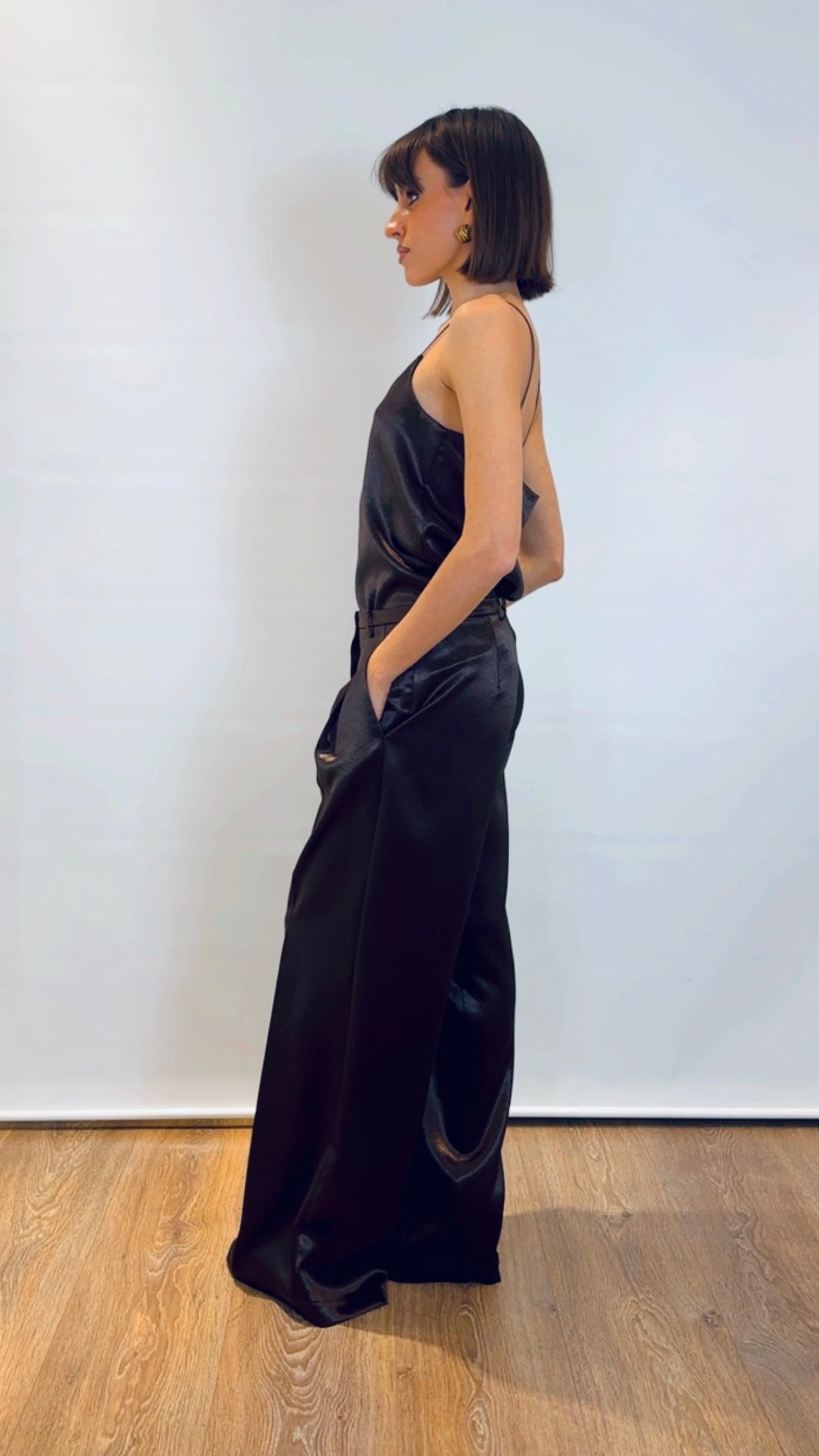 Pantalone in raso