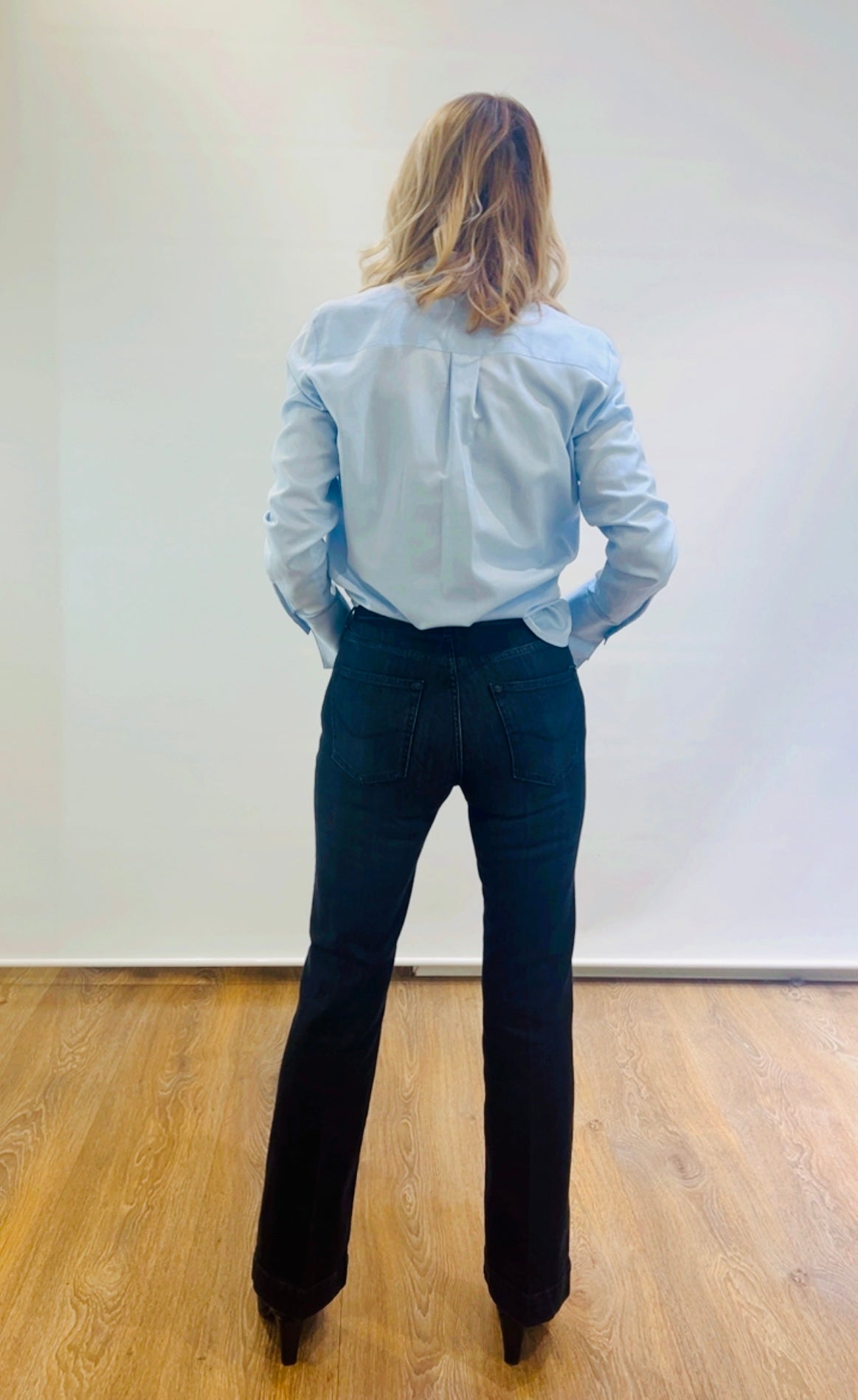 Denim trombetta nero