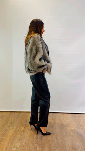 Bomber in ecopelliccia