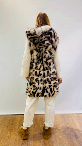 Pelliccia smanicata in vera volpe