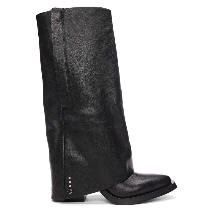 Jackson Black Fold Over Boots