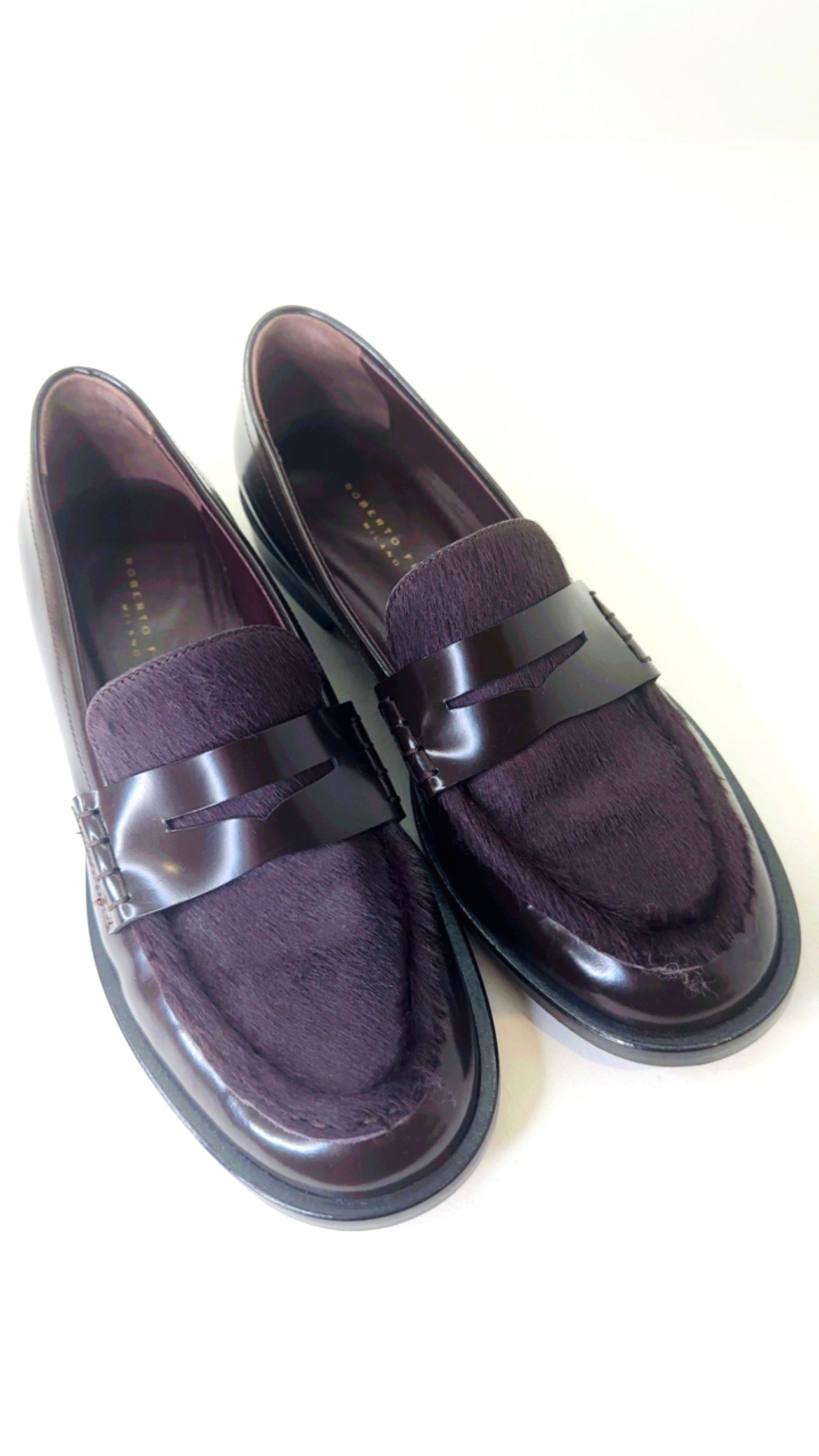 Mocassino in pelle e cavallino Roberto Festa