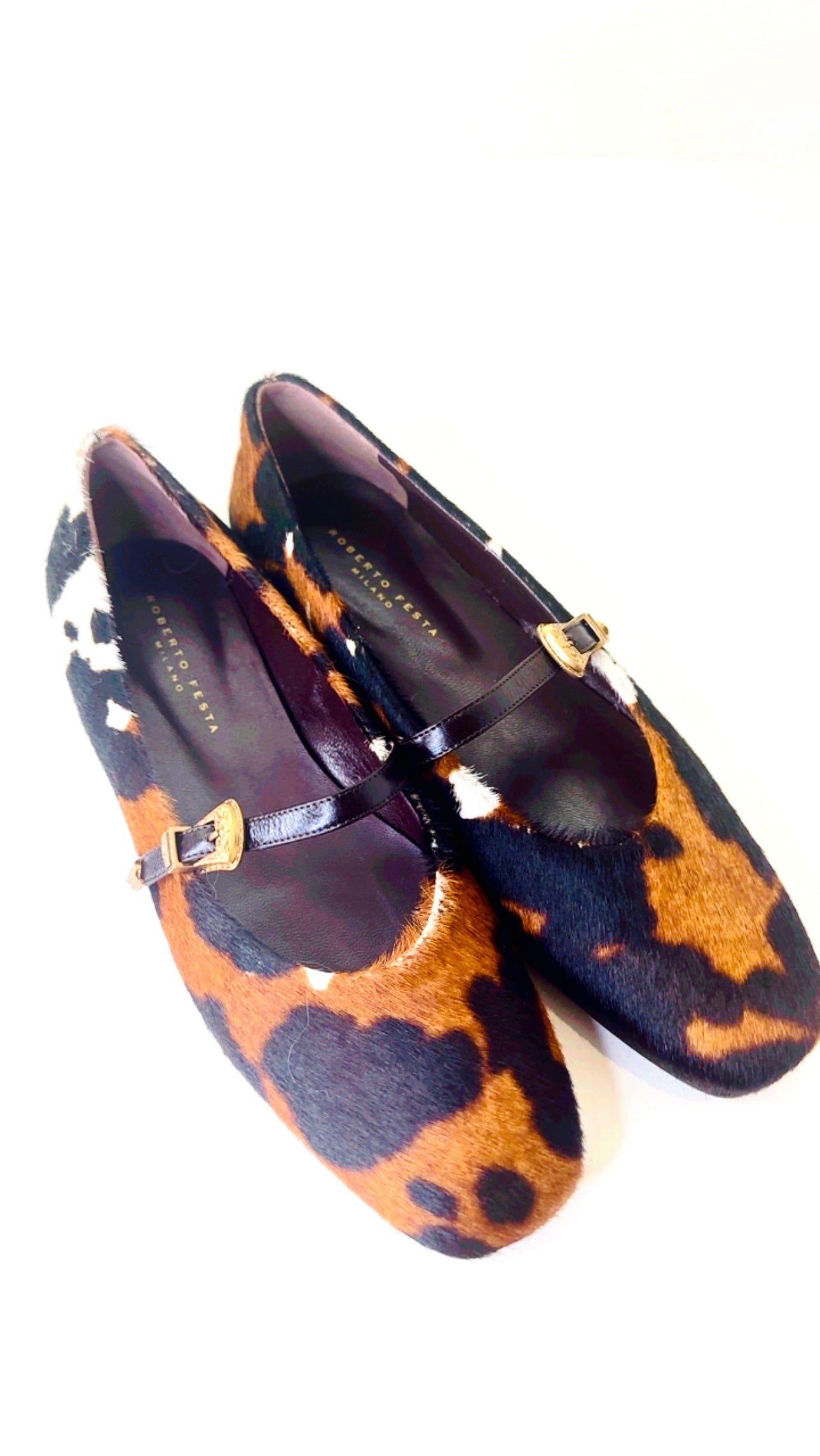 Ballerina in cavallino e pelle Roberto Festa