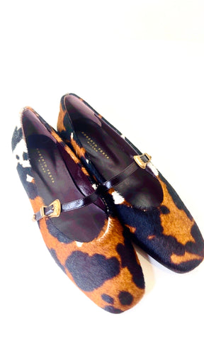 Ballerina in cavallino e pelle Roberto Festa