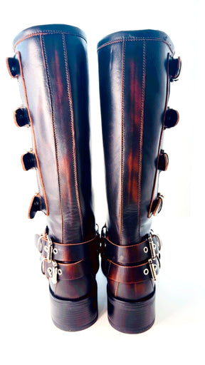 Biker con fibbie laterali Ovye