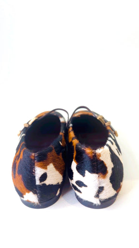 Ballerina in cavallino e pelle Roberto Festa