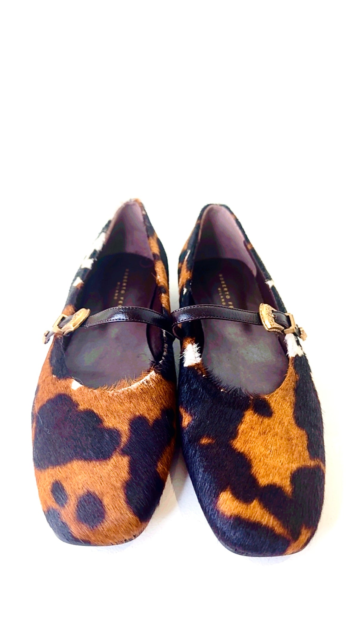 Ballerina in cavallino e pelle Roberto Festa