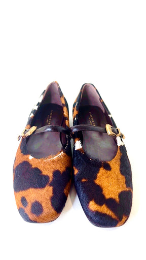 Ballerina in cavallino e pelle Roberto Festa