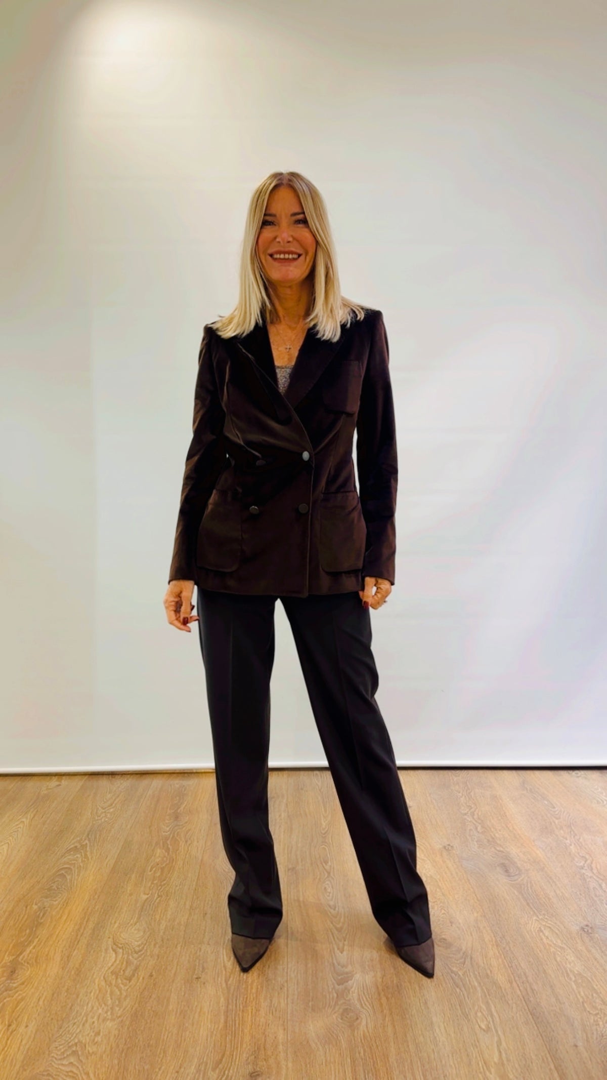 Giacca in velluto doppiopetto Tagliatore