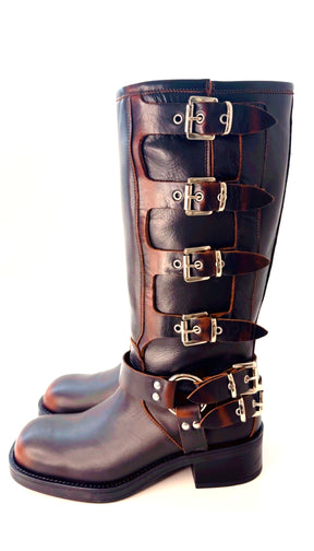 Biker con fibbie laterali Ovye