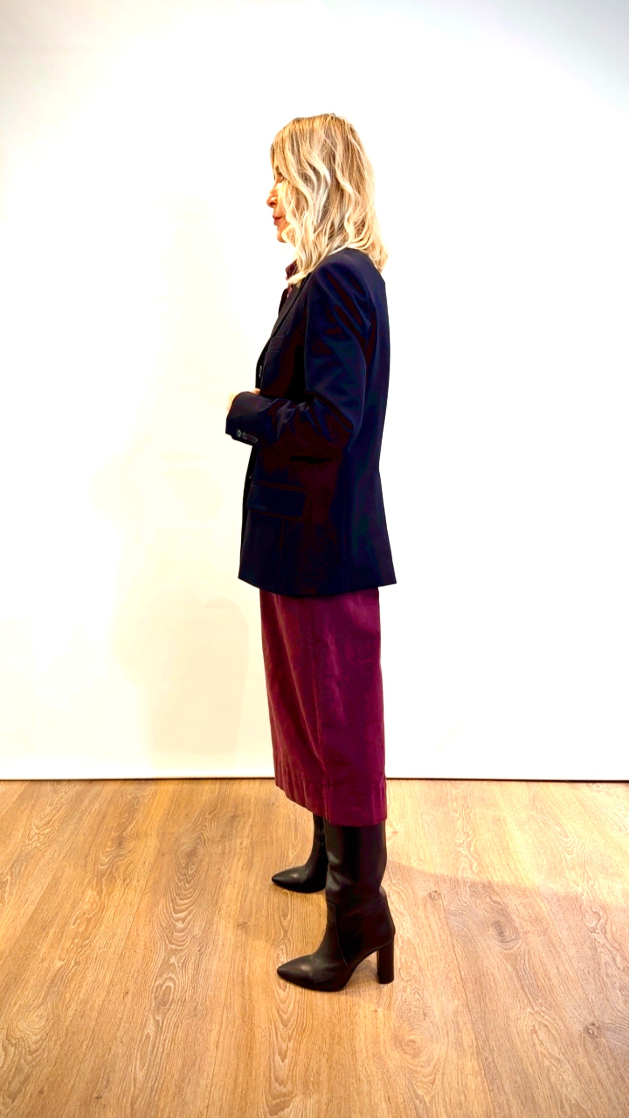 Giacca doppiopetto nera