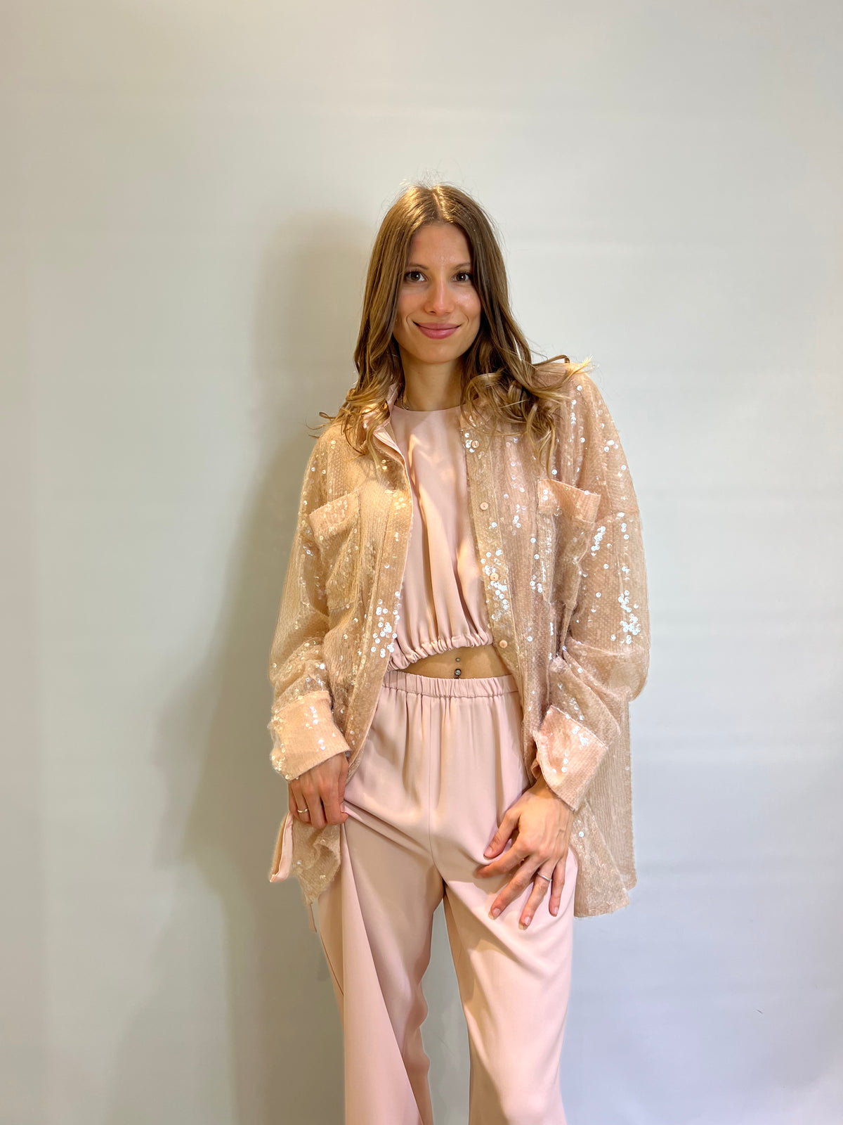 Camicia paillettes