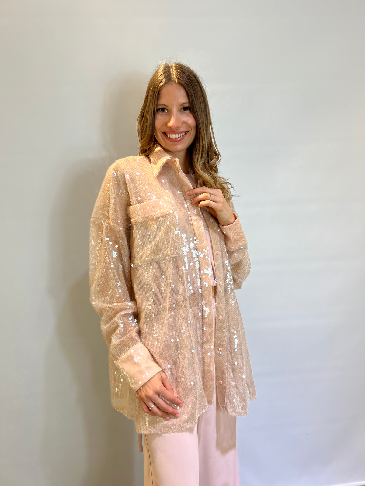 Camicia paillettes