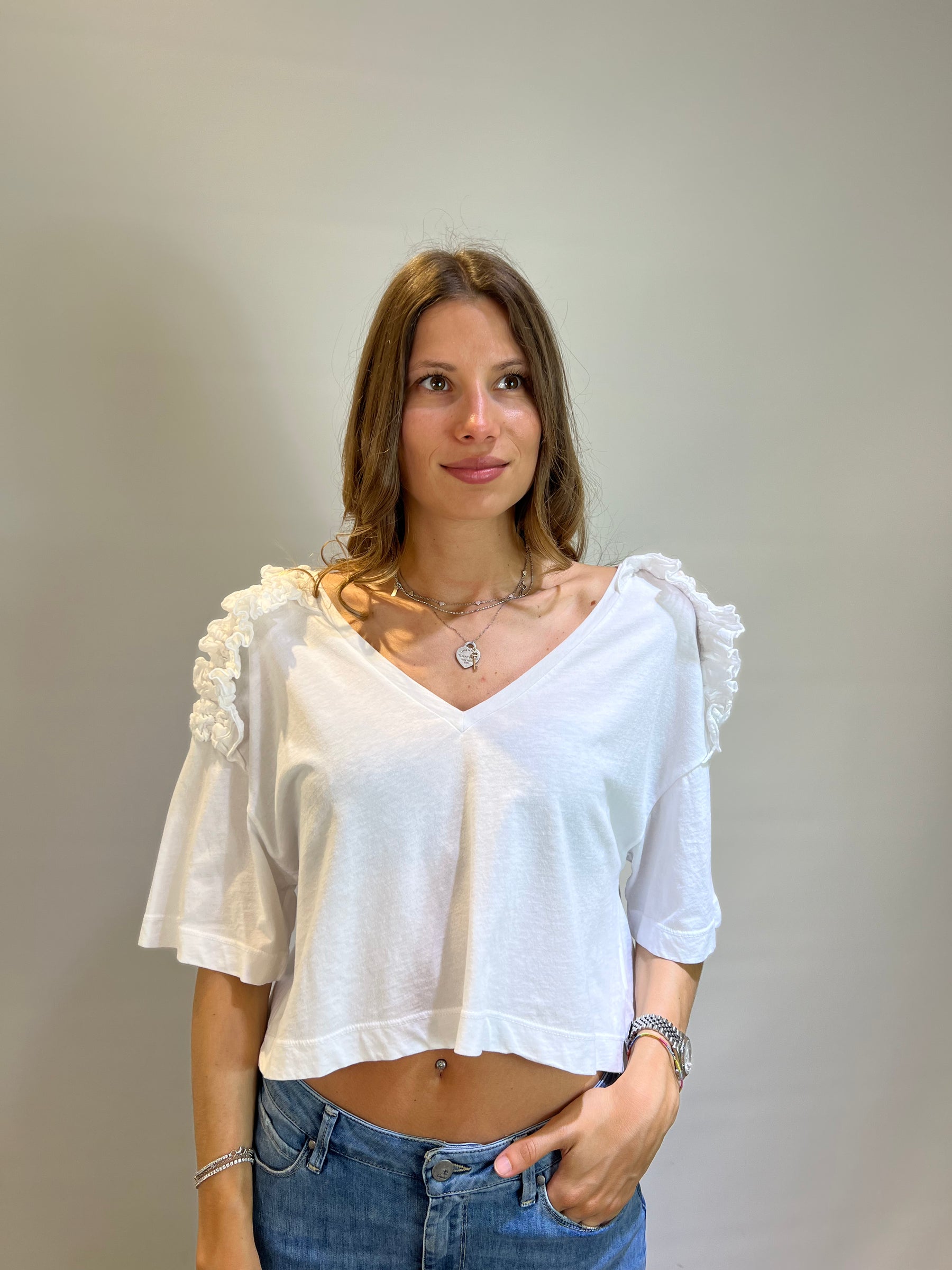 T-shirt crop