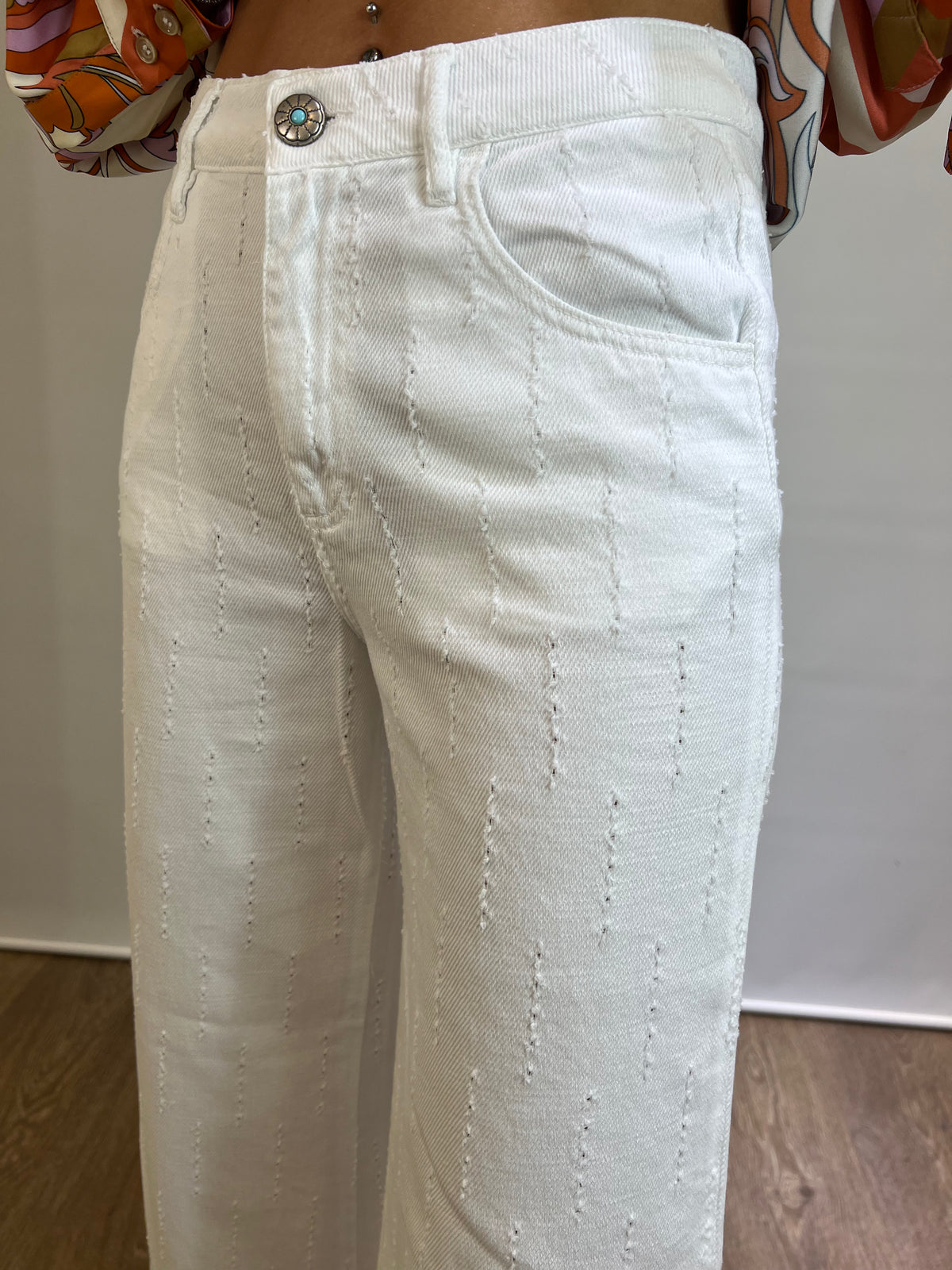 Pantalone in bull denim