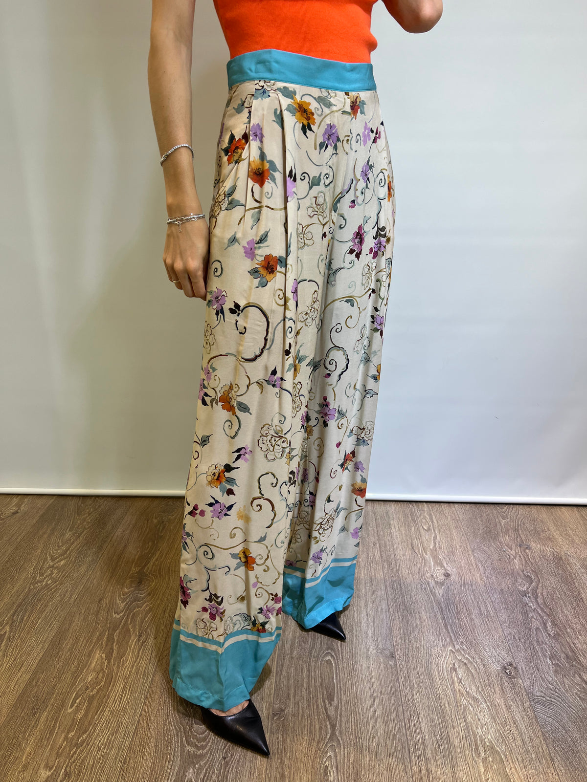 Pantalone floreale