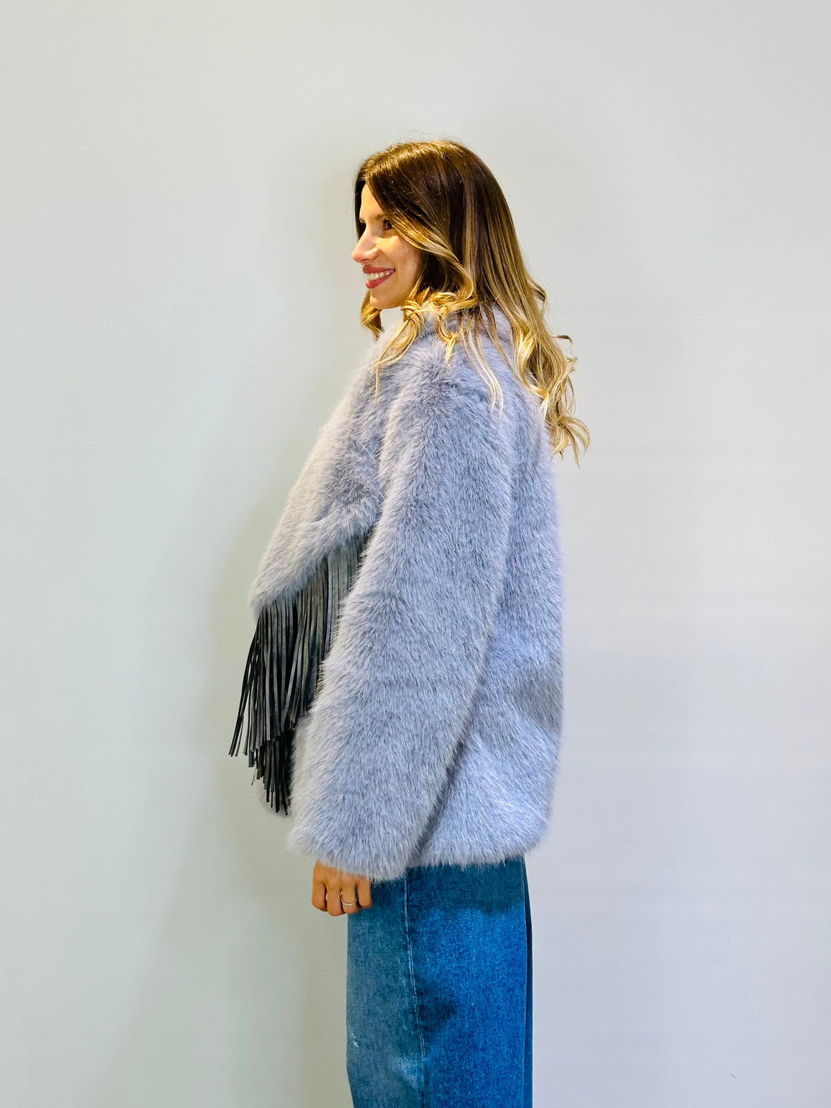 Finta pelliccia oversize