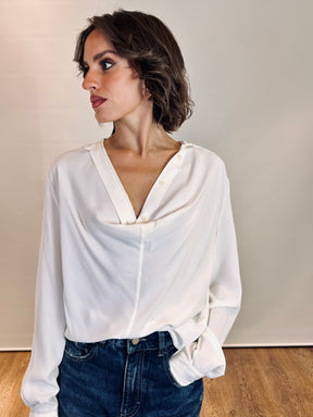Camicia misto seta