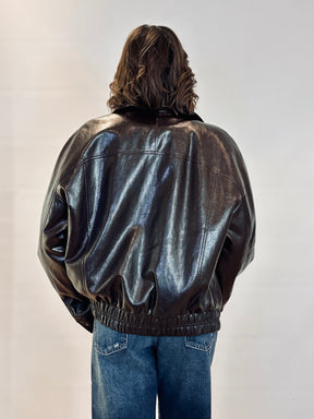 Bomber in pelle