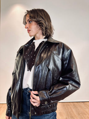 Bomber in pelle