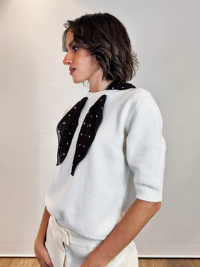 Maglia con foulard