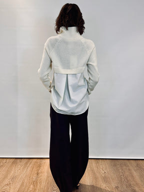 Maglia con zip sul collo
