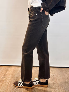 Pantalone con bottoni gioiello