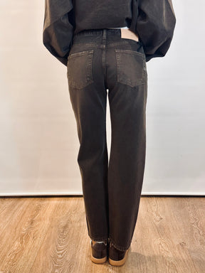 Pantalone con bottoni gioiello