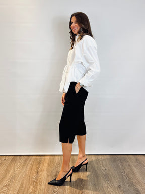 Camicia allacciata in vita