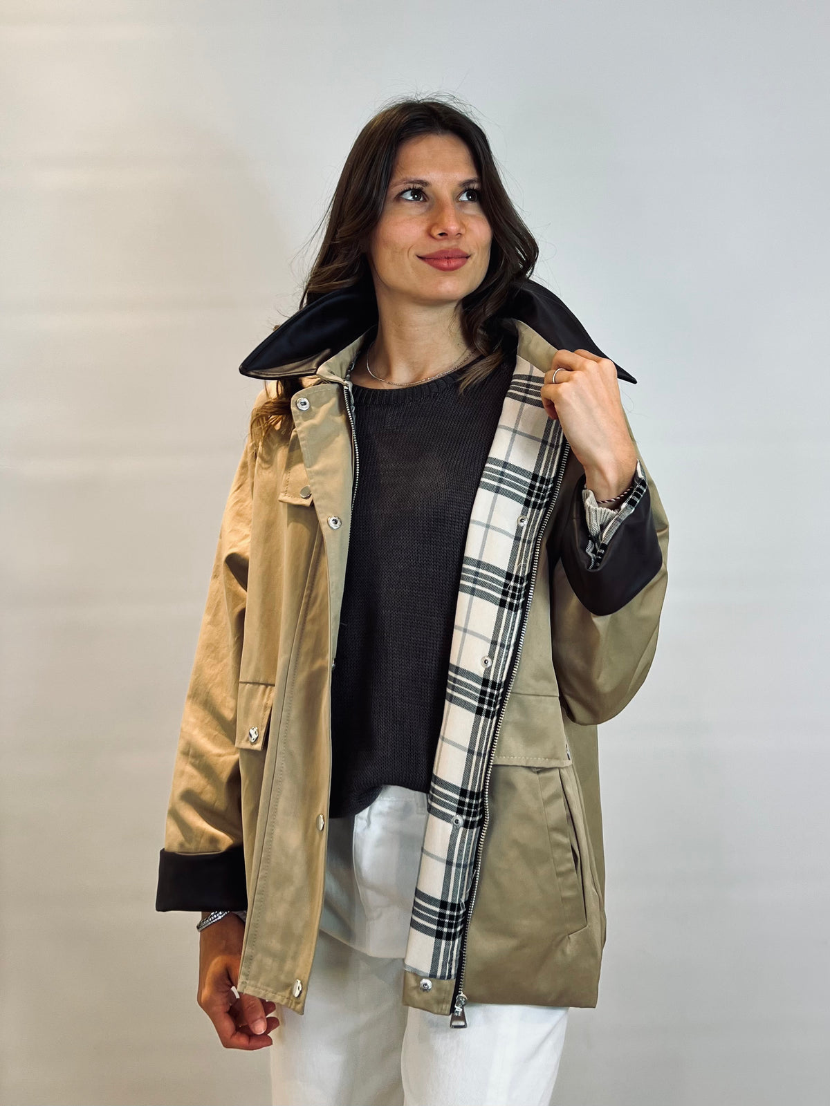 Capospalla effetto barbour