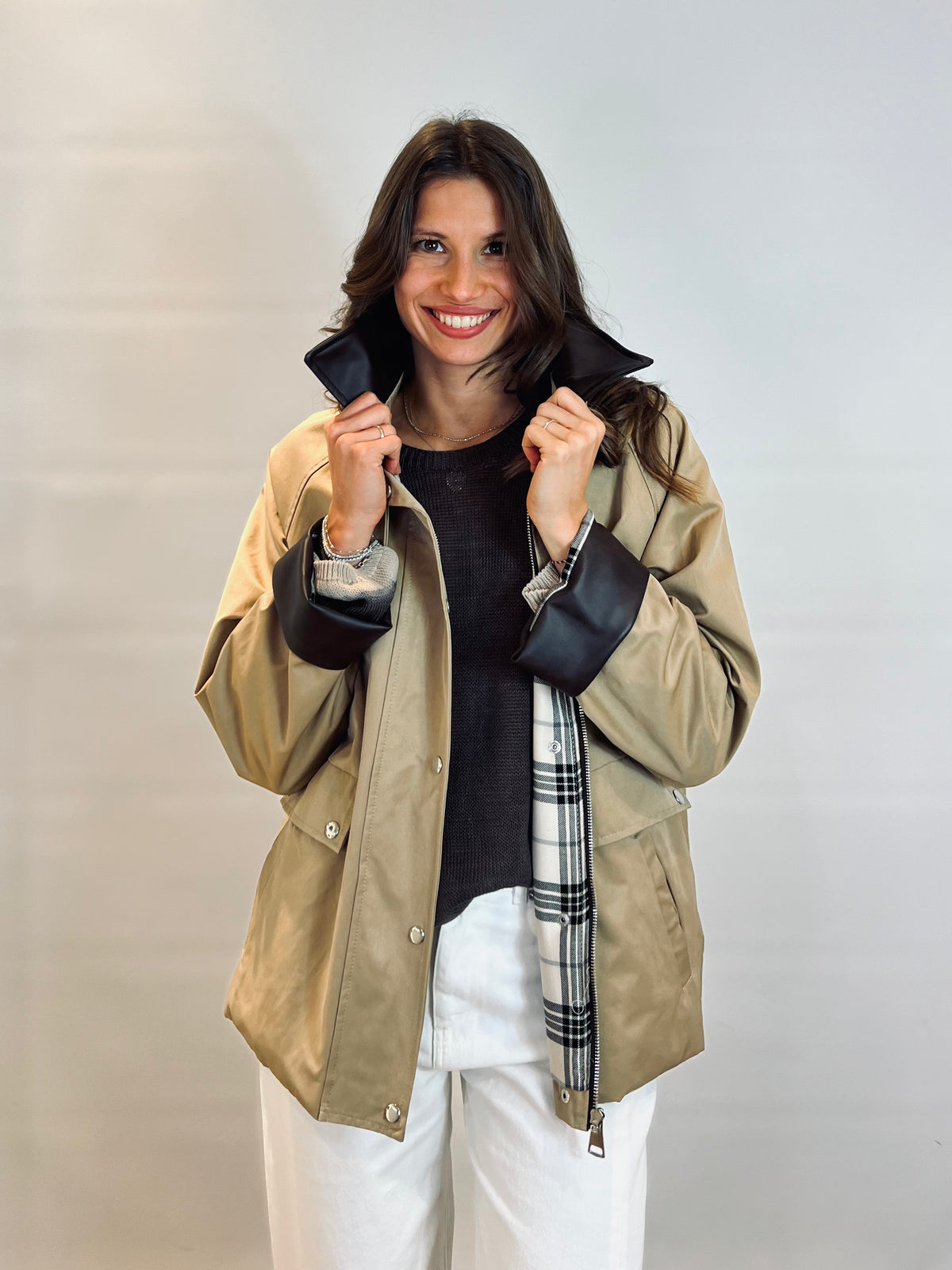 Capospalla effetto barbour