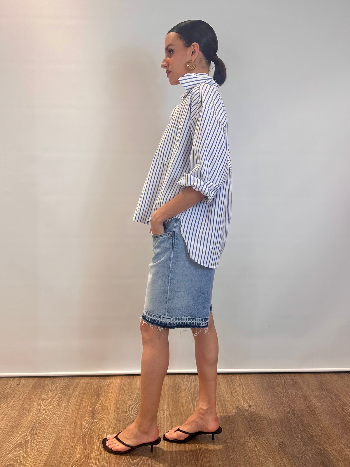 Bermuda in denim