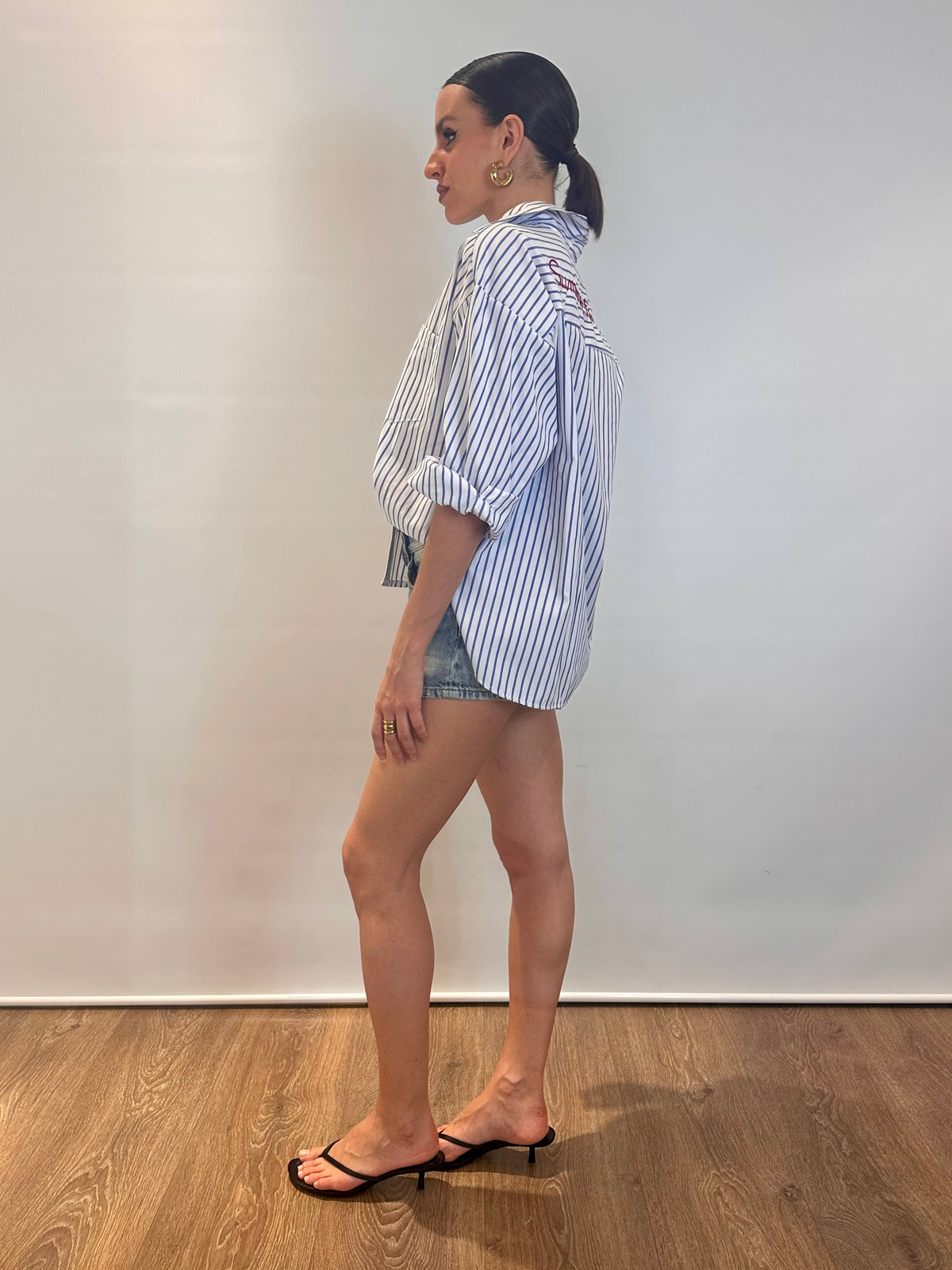 Short in denim
