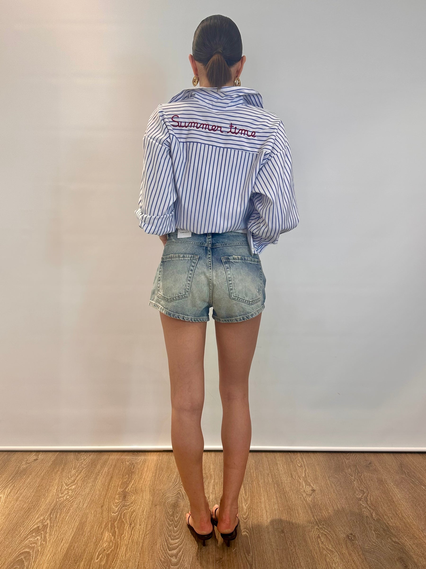 Short in denim