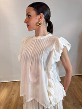 Camicia con manica volant
